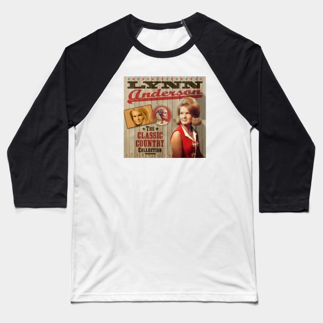 Lynn Anderson - The Classic Country Collection Baseball T-Shirt by PLAYDIGITAL2020